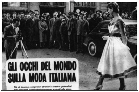 Fashion show in Italy